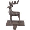 Clayre & Eef 6Y5298 Držák vánoční punčochy sob 13x11x21 cm hnědý