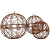 Clayre & Eef 6Y5442L Dekorační koule Ø 30x30 cm Měděná barva