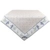 Clayre & Eef BBF03 Ubrus 130x180 cm béžový - modrý