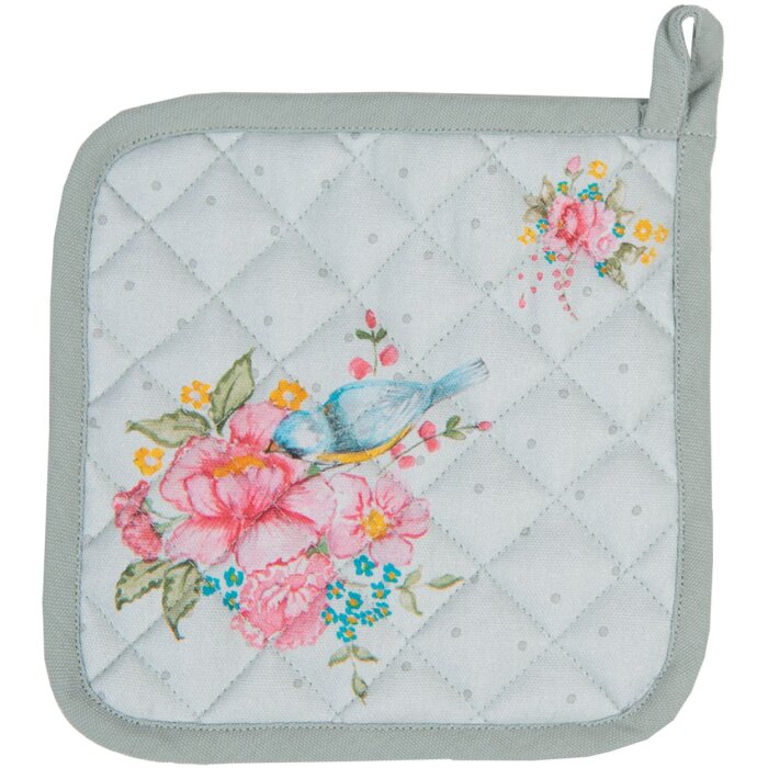 Clayre & Eef CHB45 Chňapka 20x20 cm zelená