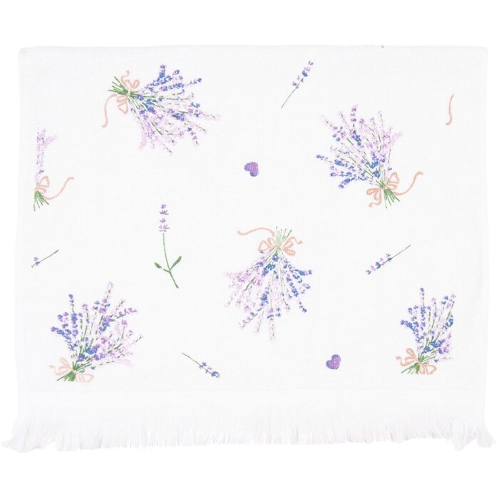 Ručník pro hosty Clayre & Eef CTLAG 40x66 cm fialový