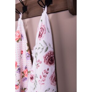 Ručník pro hosty Clayre & Eef CTRUR 40x66 cm růžový