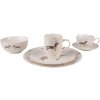 Clayre & Eef DHLBO Miska Ø 14x7 cm - 500 ml Béžová - hnědá