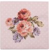 Clayre & Eef DTR73-2 Papírové ubrousky 33x33 cm (20 kusů) Růžová barva
