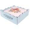 Clayre & Eef DTR73-2 Papírové ubrousky 33x33 cm (20 kusů) Růžová barva