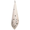 Clayre & Eef FAF42-1 Kuchyňská utěrka 50x70 cm béžová - černá
