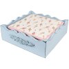 Clayre & Eef FAS73-1 Papírové ubrousky 33x33 cm (20 kusů) Béžová - růžová
