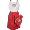 Clayre & Eef HLC45 Chňapka 20x20 cm béžová - zelená