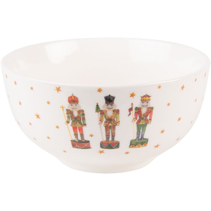 Clayre & Eef HLCBO Miska Ø 14x7 cm - 500 ml béžová
