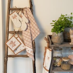 Clayre & Eef KCS48 Kuchyňská utěrka Ø 80 cm