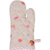 Clayre & Eef PNC44K Dětská chňapka do trouby 12x21 cm béžová - růžová