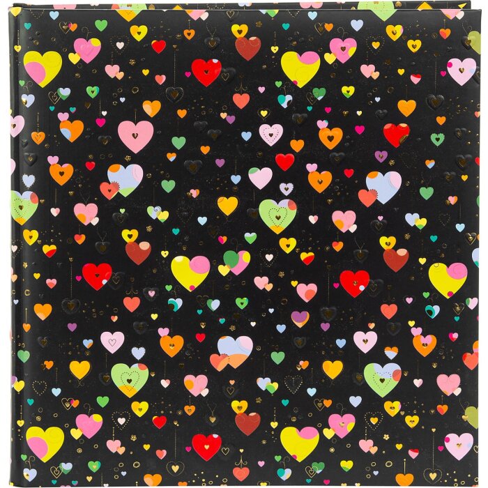 Goldbuch fotoalbum Heart to Heart tmavé 30x31 cm 60 bílých stran