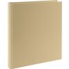Lněný kroužkový pořadač Goldbuch Bella Vista béžový se 4 kroužky DIN A4