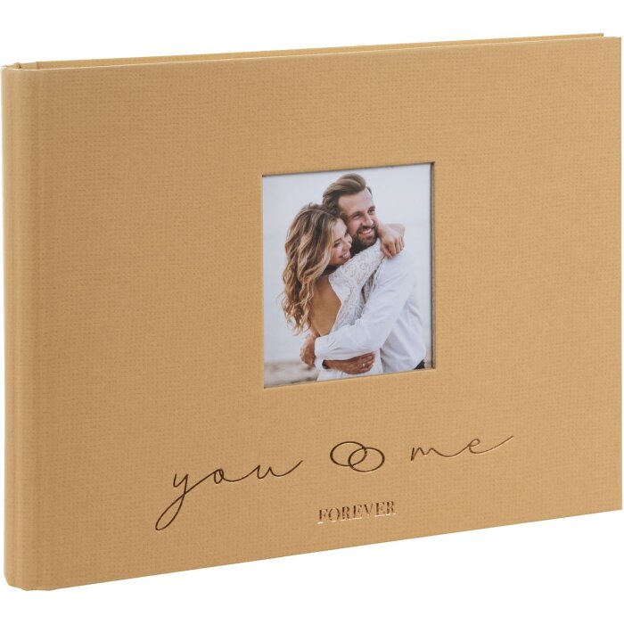 Goldbuch Foto kniha hostů Forever hnědá 29x23 cm 50 bílých stran