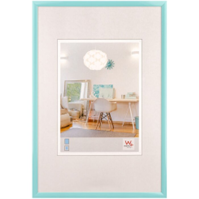 Plastový rámeček Walther New Lifestyle 10x15 cm tyrkysový