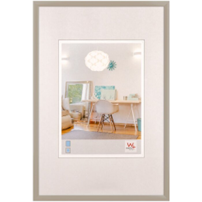 Plastový rám Walther New Lifestyle 15x20 cm šedý