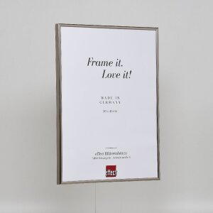 Efektní plastový rám Art platinum 20x28 cm čiré sklo