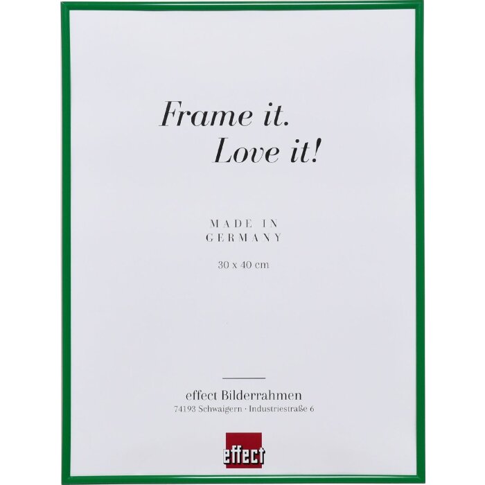 Efektní plastový rám Art green 42x59,4 cm čiré sklo