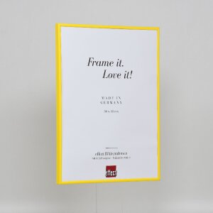 Efektní plastový rám Art yellow 50x100 cm čiré sklo