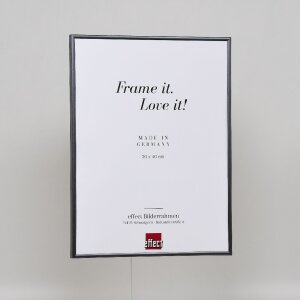 Efektní plastový rám Art antracit 60x80 cm čiré sklo