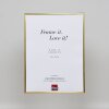 Efektní plastový rám Art gold 59,4x84,1 cm čiré sklo