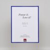Efektní plastový rám Art blue 59,4x84,1 cm čiré sklo