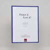 Efektní plastový rám Art blue 59,4x84,1 cm čiré sklo