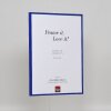 Efektní plastový rám Art blue 59,4x84,1 cm čiré sklo