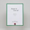 Efektní plastový rám Art green 59,4x84,1 cm čiré sklo