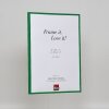 Efektní plastový rám Art green 59,4x84,1 cm čiré sklo
