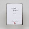 Efektní plastový rám Art platinum 59,4x84,1 cm čiré sklo
