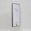 Efektní plastový rám Art platinum 59,4x84,1 cm čiré sklo
