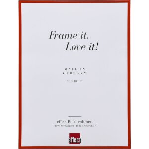 Plastový rám Art red 62x93 cm čiré sklo