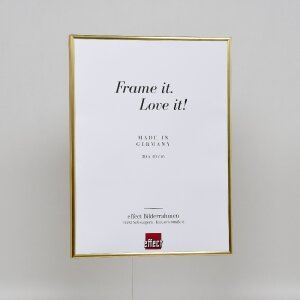 Efektní plastový rám Art gold 10,5x14,8 cm čiré sklo