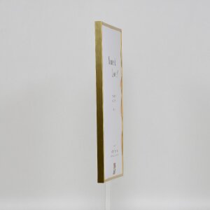 Efektní plastový rám Art gold 10,5x14,8 cm čiré sklo