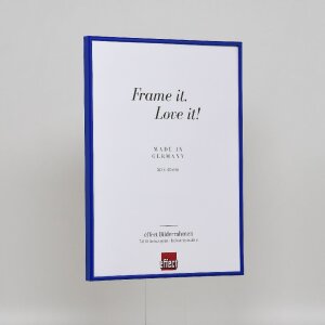 Efektní plastový rám Art blue 10,5x14,8 cm čiré sklo