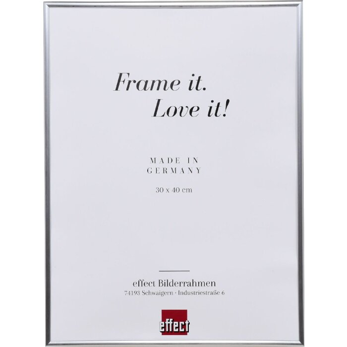 Efektní plastový rám Art silver 61x91,5 cm čiré sklo