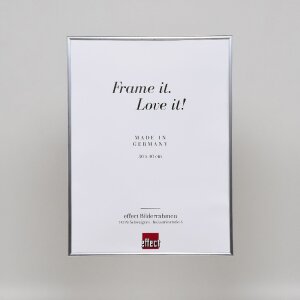 Efektní plastový rám Art silver 61x91,5 cm čiré sklo