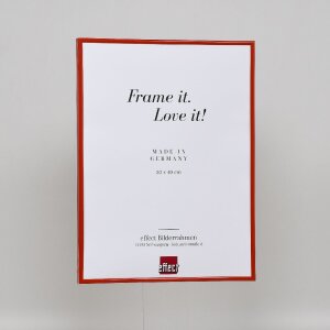 Efektní plastový rám Art red 61x91,5 cm čiré sklo