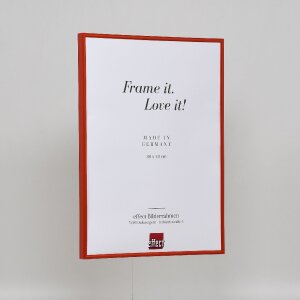 Efektní plastový rám Art red 61x91,5 cm čiré sklo
