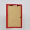 Hliníkový obrazový rám 18x24 cm s červeným čirým sklem MDF zadní stojan na stěnu