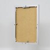 Hliníkový obrazový rám 18x24 cm stříbrný s vysokým leskem, čiré sklo, zadní panel MDF