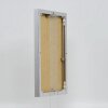 Hliníkový obrazový rám 18x24 cm stříbrný s vysokým leskem, čiré sklo, zadní panel MDF