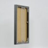 Hliníkový obrazový rám Effect antique silver 18x24 cm zadní panel z čirého skla MDF