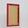 Efektní hliníkový obrazový rám Quadro 20x25 cm červené čiré sklo na výšku i na šířku