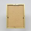 Hliníkový obrazový rám Quadro 20x25 cm zlatý zadní panel z čirého skla MDF