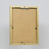 Hliníkový obrazový rám Quadro 20x25 cm zlatý zadní panel z čirého skla MDF