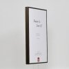 Hliníkový obrazový rám s efektem Quadro 20x30 cm bronzové čiré sklo MDF zadní panel
