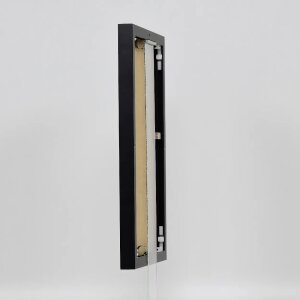 Hliníkový obrazový rám Quadro 25x50 cm s černým čirým sklem Effect