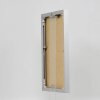 Hliníkový obrazový rám Quadro 25x80 cm stříbrný čiré sklo MDF zadní panel